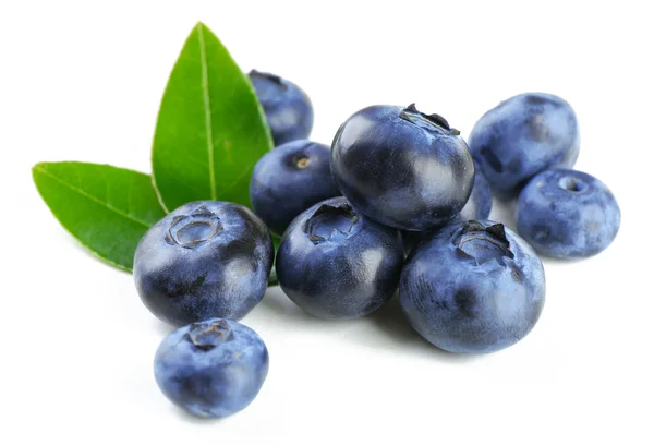 Fresh blueberries isolated on white — Stock Photo, Image