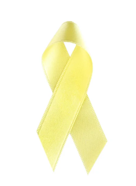 Golden ribbon isolated — Stock Photo, Image