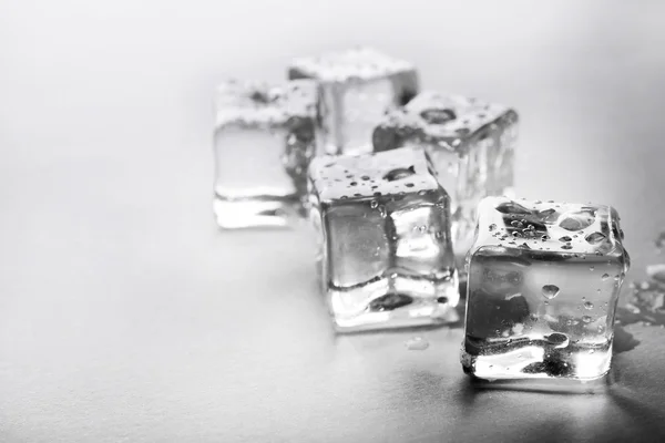 Two clear melting ice cubes — Stock Photo, Image