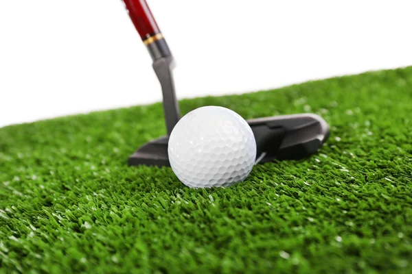 Golf set su erba — Foto Stock