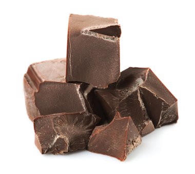 Sütlü çikolata parçaları