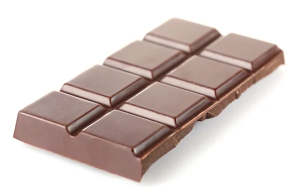 Kus černé čokolády — Stock fotografie