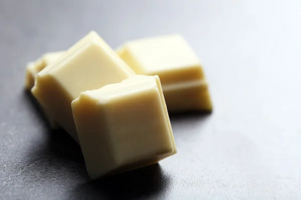 White chocolate pieces — Stock Photo, Image