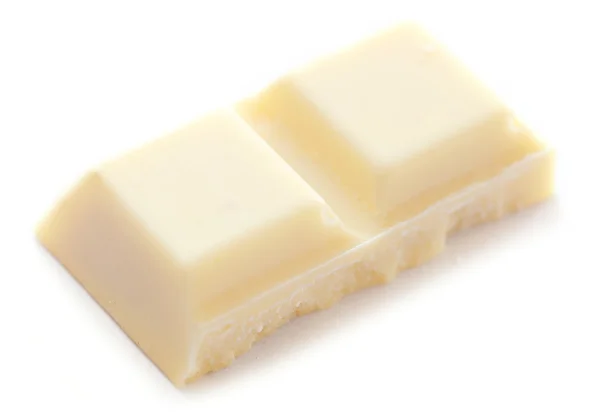 Witte chocoladestukjes — Stockfoto