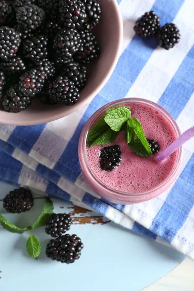 Heerlijke bessen smoothie — Stockfoto