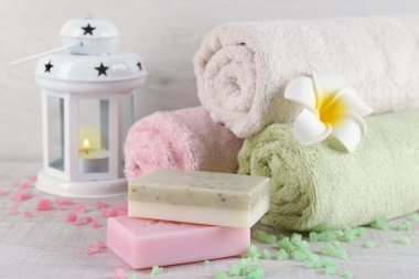 Spa uygulamaları arka plan üzerinde.