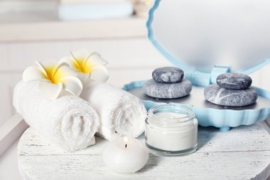 Spa uygulamaları arka plan üzerinde.