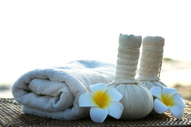 Güzel spa kompozisyonu
