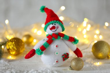 kardan adam Noel zemin üzerine