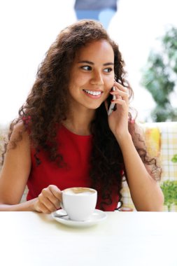 Restoranın Teras kadına