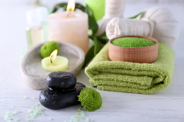 Beautiful composition of spa treatment — Stock Photo, Image