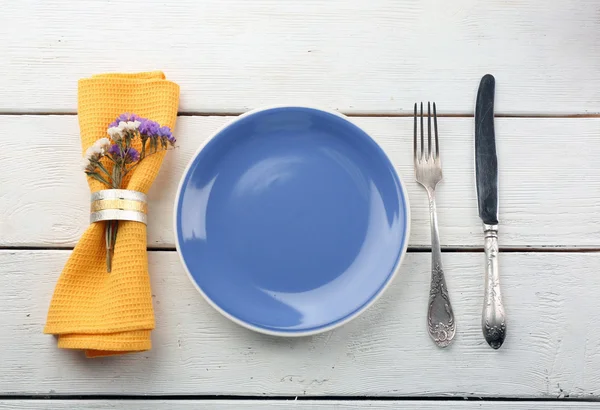 Configuração da mesa de verão — Fotografia de Stock