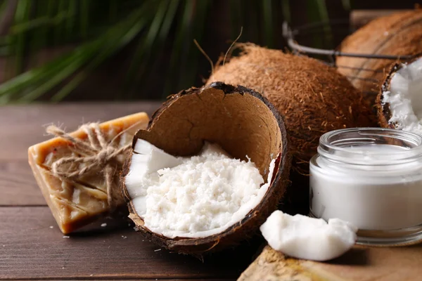 Spa coconut products — Stock Photo, Image