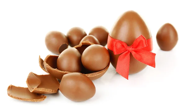 Œufs de Pâques au chocolat — Photo