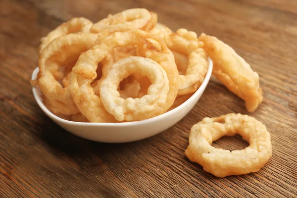 Chips rings in bowl — Stock Photo, Image
