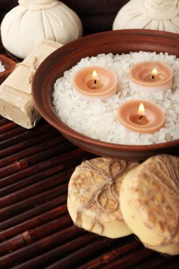 Güzel spa kompozisyonu