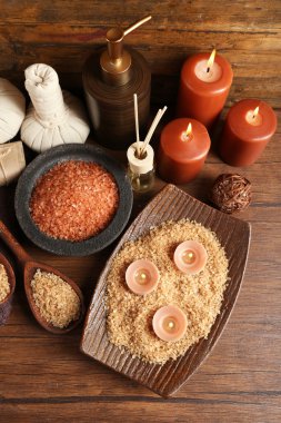 Güzel spa kompozisyonu