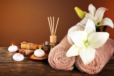 Güzel spa kompozisyonu