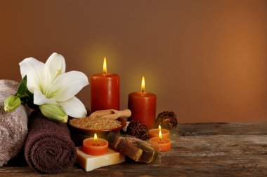 Güzel spa kompozisyonu