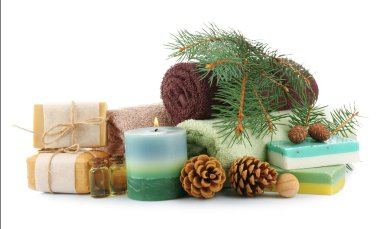 Spa uygulamaları arka plan üzerinde.