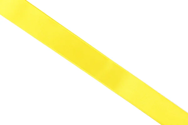 Decorative Yellow ribbon — Stock Photo, Image