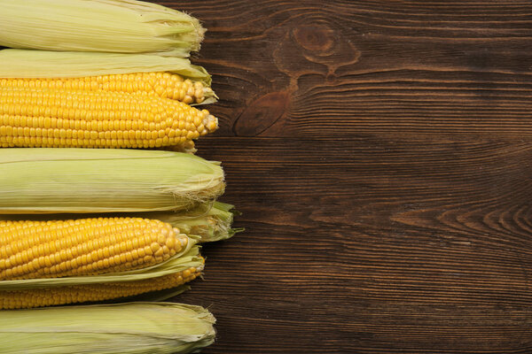 Ripe fresh corn