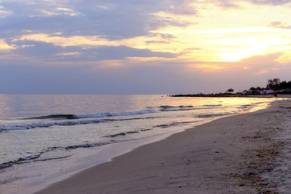 Çok güzel bir sabah deniz manzarası — Stok fotoğraf