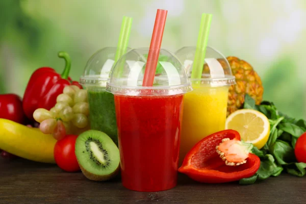 Fresh juice mix fruit, healthy drinks — Stock Photo, Image