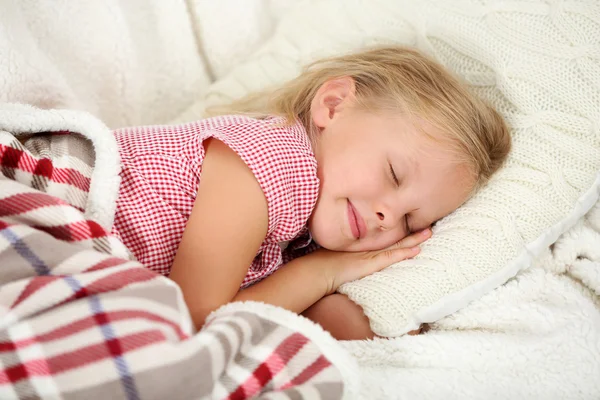 Sleeping little girl — стоковое фото