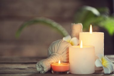 Güzel spa kompozisyonu