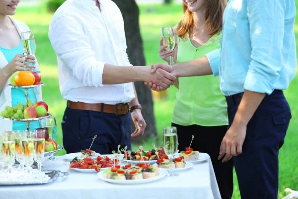 Koffie en lunch pauze — Stockfoto