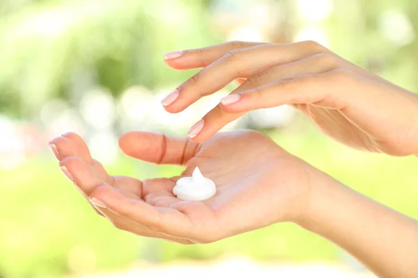 Drop of hand cream — Stock Photo, Image