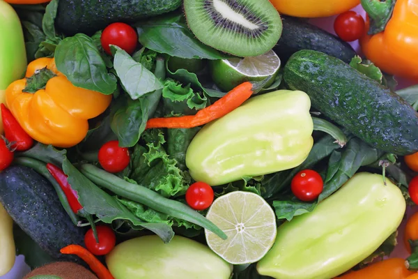 과일과 채소의 배경 — 스톡 사진
