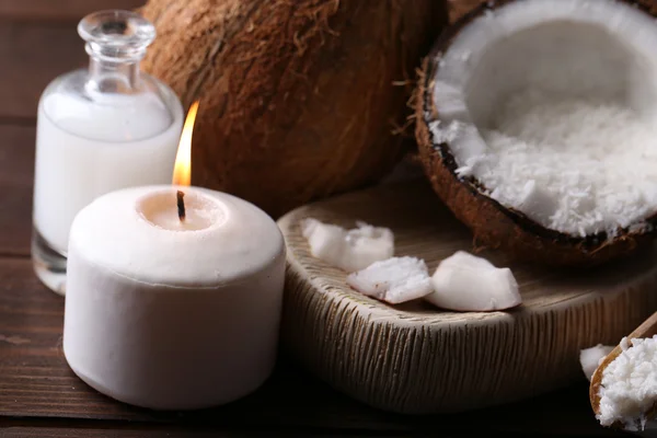 Productos de coco spa — Foto de Stock