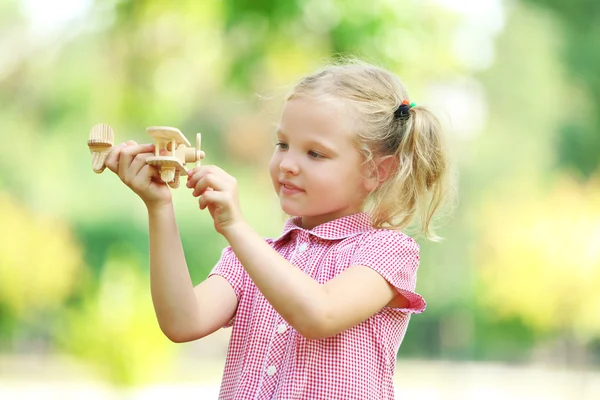 Blonde little girl — Stock Photo, Image