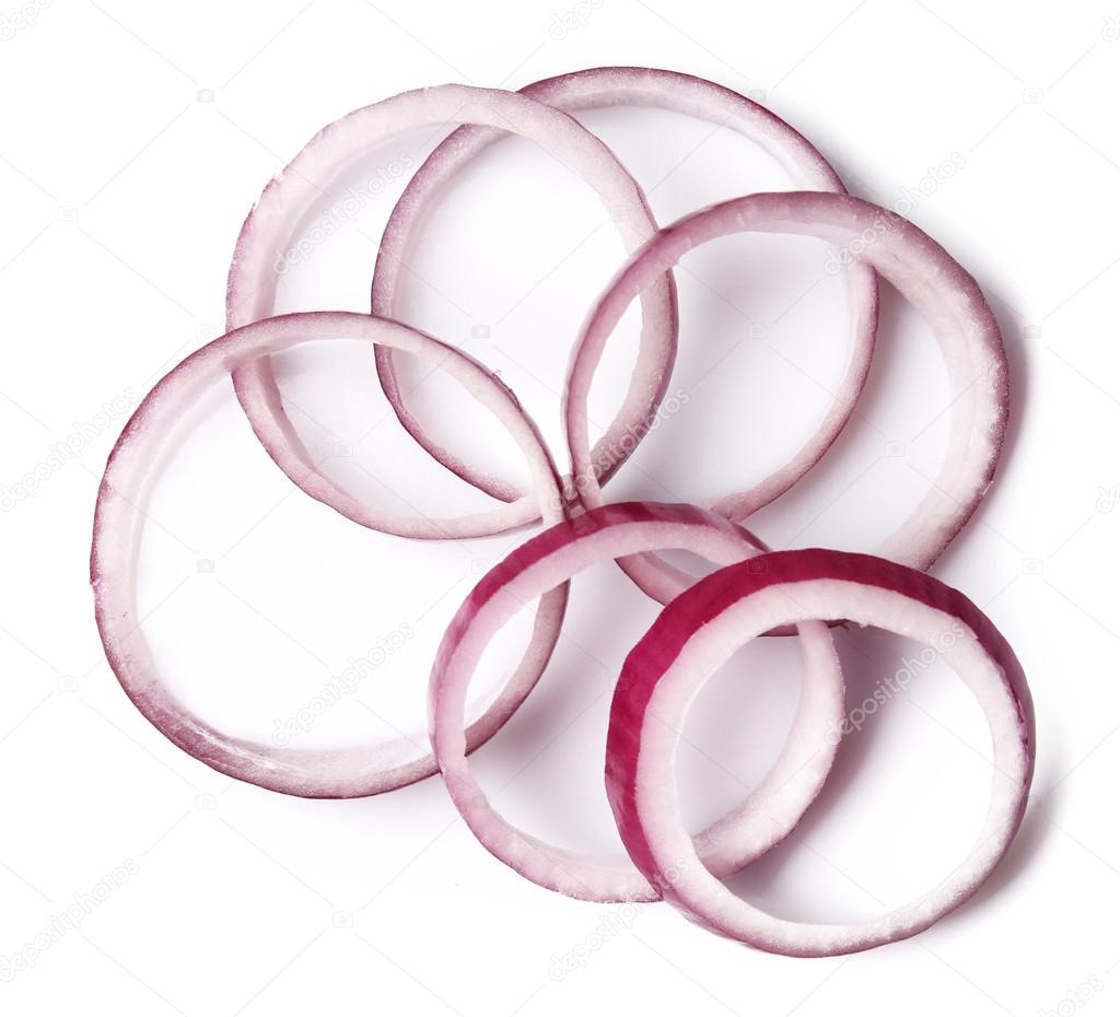 Sliced onion rings   