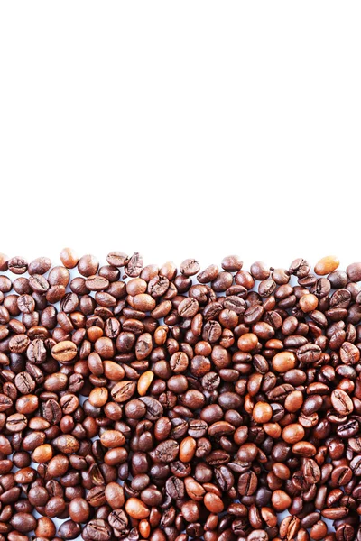 Coffee beans on white — Stock Photo, Image