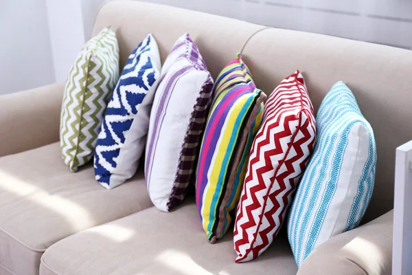 Beautiful colorful pillows — Stock Photo, Image