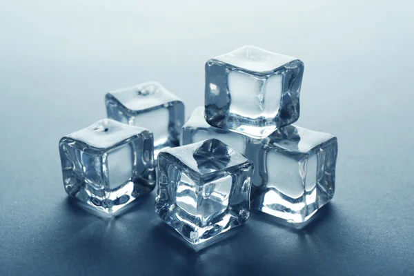 Perfect clear ice cubes — Stock Photo, Image