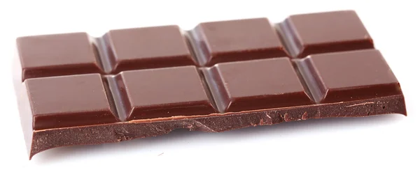 Κομμάτι μαύρη σοκολάτα — Φωτογραφία Αρχείου