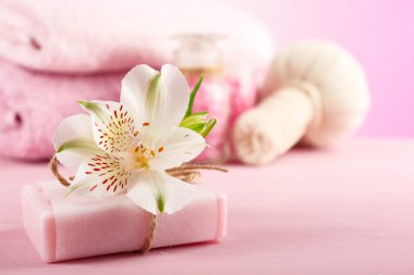 Spa uygulamaları arka plan üzerinde.