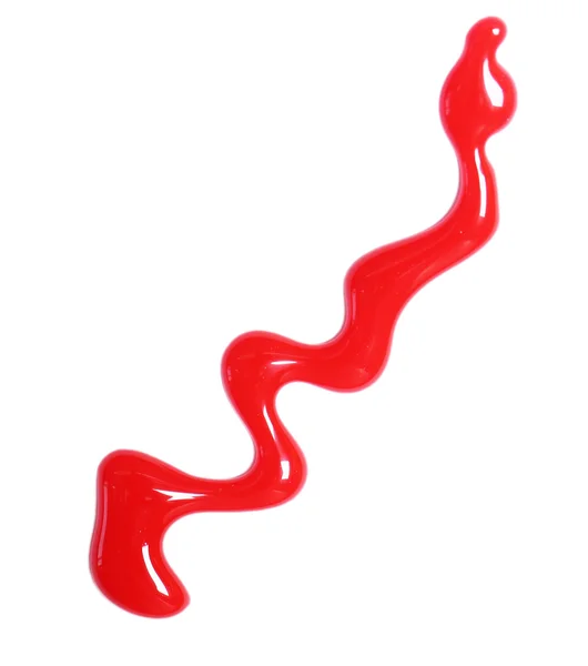 Red glossy drop — Stock Photo, Image