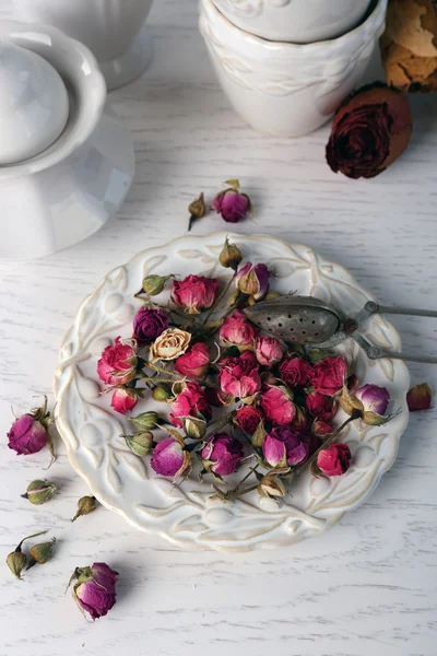 Çay çiçek gül — Stok fotoğraf