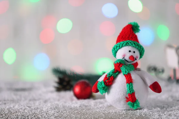 Lindo muñeco de nieve de Navidad —  Fotos de Stock