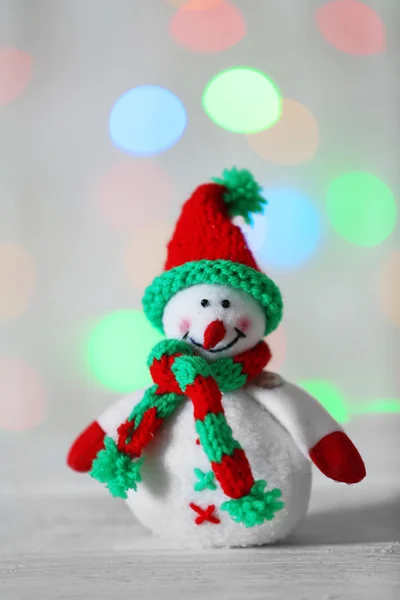 Милый рождественский снеговик — стоковое фото
