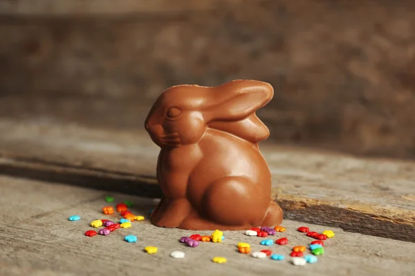 Conejo de chocolate de Pascua —  Fotos de Stock