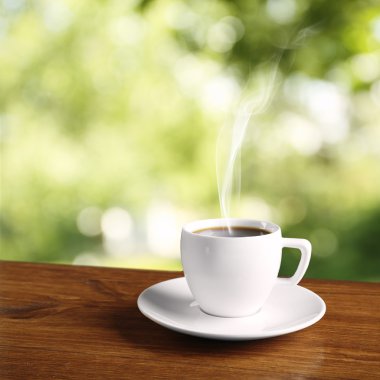 Kahve parlak zemin üzerine