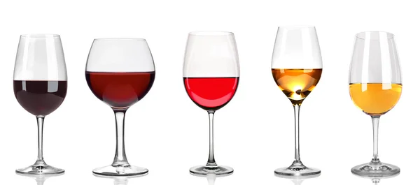 Set of wine glasses — Stock Photo, Image