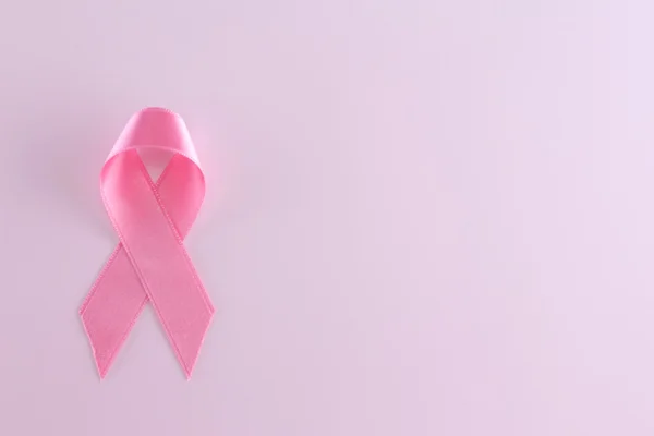 Pinkfarbenes Schleifenschild — Stockfoto