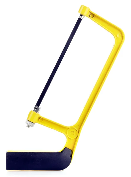 Hacksaw strumento giallo — Foto Stock